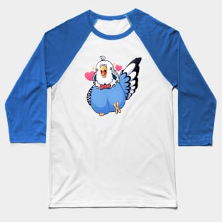 Happy Budgie Baseball T-Shirt